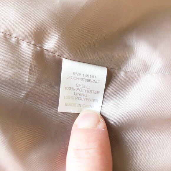 CHARMING CHARLIE RSVP Y2K Eyelash Fringe Open Front Champagne Jacket Women Small - Picture 6 of 9